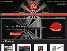 Tablet Screenshot of dartshopmadhouse.nl